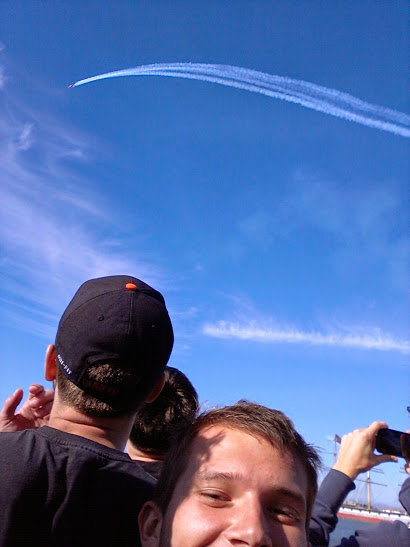 Selfie with jets.