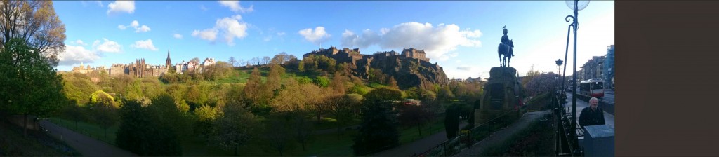 Edinburgh castle.